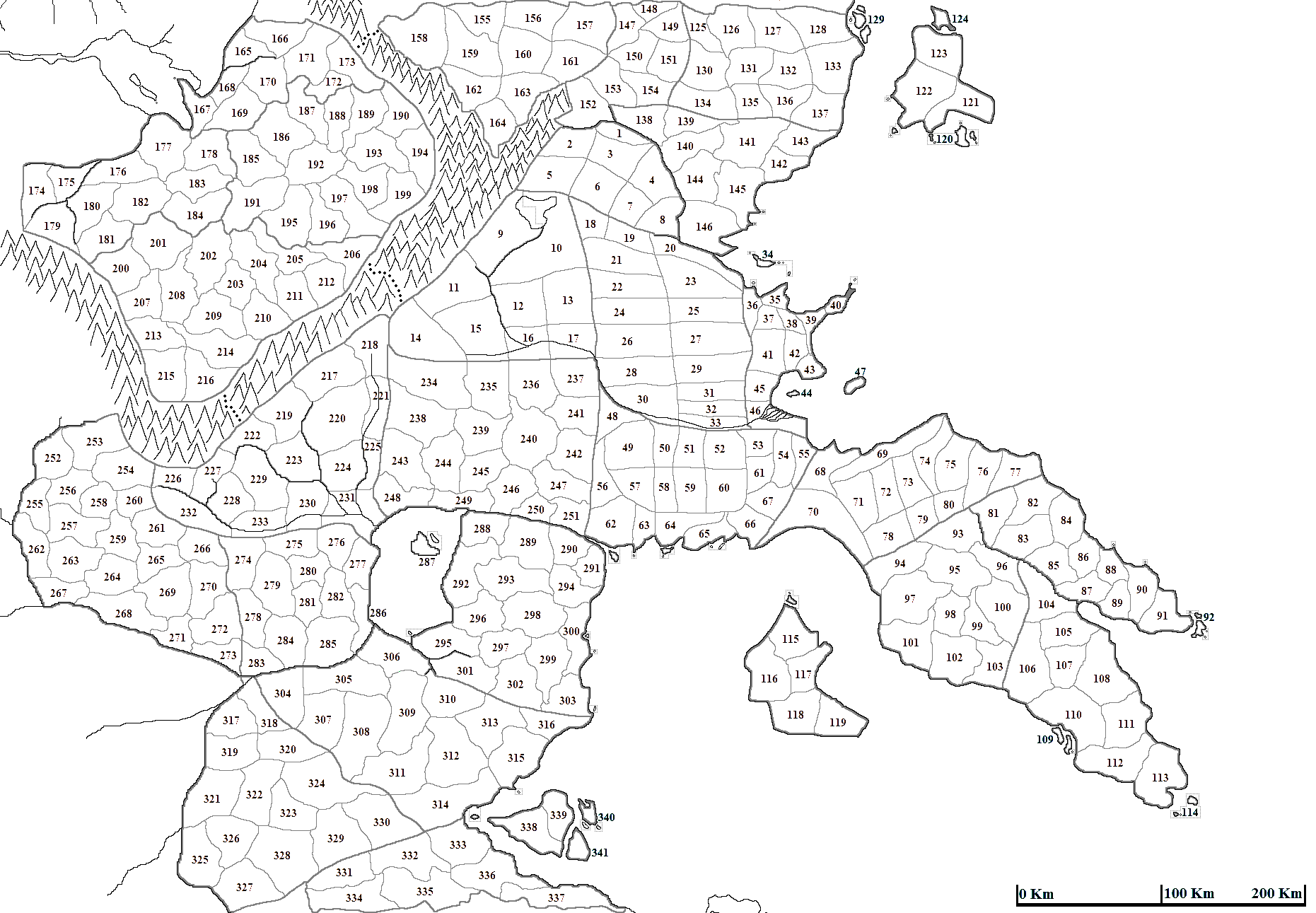 Numéros des baronnies